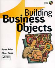 Building business objects by Peter Eeles
