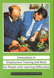 Innovations in employment training and work for people with learning difficulties