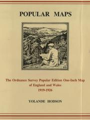 Popular maps : the Ordnance Survey popular edition one-inch map of England and Wales, 1919-1926