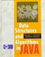 Cover of: Data Structures and Algorithms in Java (Worldwide Series in Computer Science)