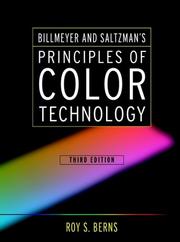 Cover of: Billmeyer and Saltzman's principles of color technology by Roy S. Berns