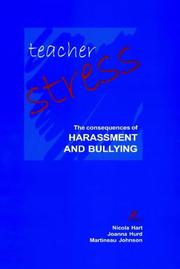 Teacher stress by Nicola Hart, Joanna Hurd