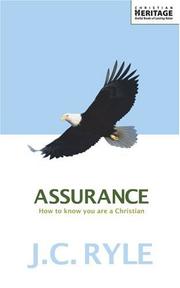 Cover of: Assurance: How to Know you are a Christian