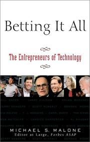 Cover of: Betting It All: The Technology Entrepreneurs