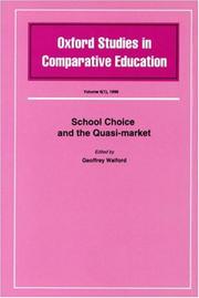 School choice and the quasi-market