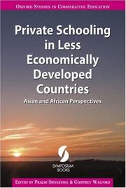 Private schooling in less economically developed countries : Asian and African perspectives