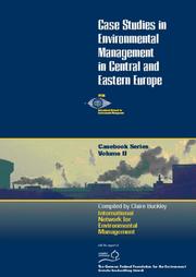 Case studies in environmental management in Central and Eastern Europe