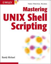 Cover of: Mastering Unix shell scripting