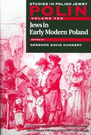 Cover of: Jews in Early Modern Poland: Polin