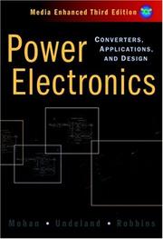 Power electronics by Ned Mohan, William Robbins, Tore Undeland