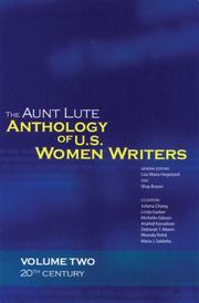 Cover of: Aunt Lute Anthology of U.s. Women Writers by 