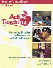 Cover of: Active Teaching: Enhancing Discipline, Self-Esteem and Student Performance
