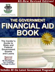 Cover of: The Government Financial Aid Book by Student Financial Services