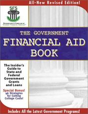 The Government Financial Aid Book by Student Financial Services