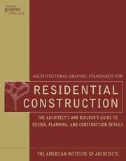 Architectural graphic standards for residential construction