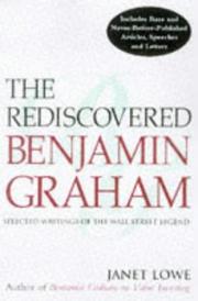 Cover of: The rediscovered Benjamin Graham: selected writings of the Wall Street legend