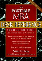 The portable MBA desk reference : an essential business companion