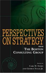 Perspectives on strategy : from the Boston Consulting Group