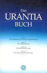 Cover of: Das Urantia Buch