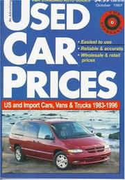 Cover of: Vmr Standard Automotive Guides Used Car Prices | John A. Iafolla