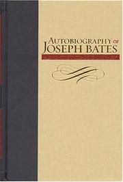 Cover of: Autobiography Of Joseph Bates