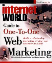 Cover of: Internet world guide to one-to-one Web marketing