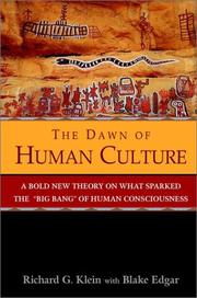 Cover of: The dawn of human culture by Richard G. Klein