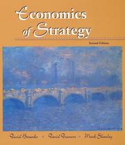 Cover of: Economics of Strategy