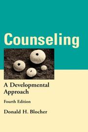Cover of: Counseling: a developmental approach