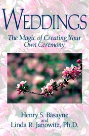 Cover of: Weddings by Henry S. Basayne, Linda R. Janowitz