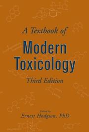 A textbook of modern toxicology