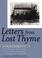 Cover of: Letters from Lost Thyme