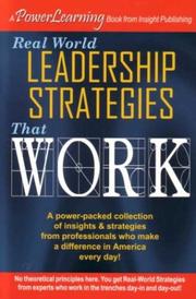 Cover of: Real World Leadership Strategies That Work by 