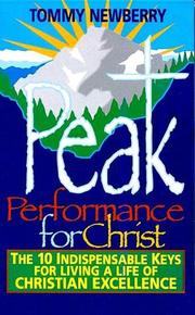 Cover of: Peak Performance For Christ