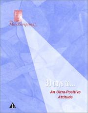 Cover of: 30 Days to an Ultra-Positive Attitude (Workbook)