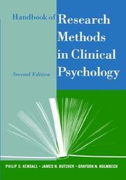 Handbook of research methods in clinical psychology