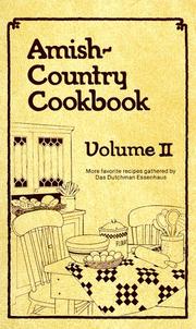 Cover of: Amish-Country Cookbook (Amish Country Cookbooks (Bethel))