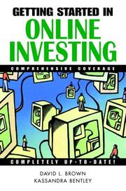 Cover of: Getting Started in Online Investing (Getting Started In.....)