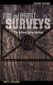 Cover of: Mail and Internet Surveys by Don A. Dillman