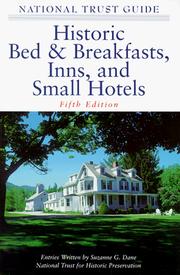 The National Trust guide to historic bed & breakfasts, inns, and small hotels