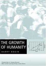 Cover of: The Growth of Humanity
