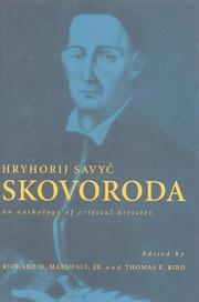 Cover of: Hryhorij Savyc Skovoroda: An Anthology of Critical Articles