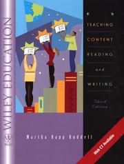Cover of: Teaching content reading and writing by Martha Rapp Ruddell