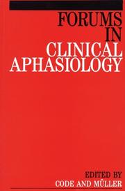 Forums in clinical aphasiology