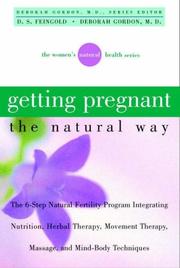 Cover of: Getting Pregnant the Natural Way (Women's Natural Health Series)