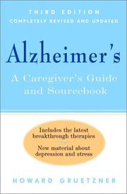 Cover of: Alzheimer's by Howard Gruetzner