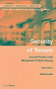 Security of tenure : law and practice in the management of social housing