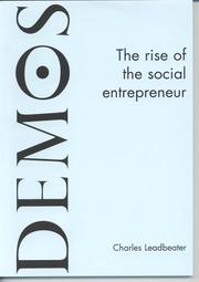 The rise of the social entrepreneur