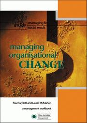 Managing organisational change : a management workbook