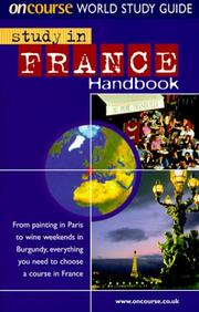Cover of: Study in France Handbook (On Course World Study Guide)